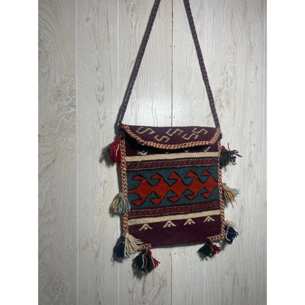 Handmade Crochet Hippy Crochet Purse